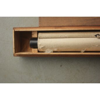 水墨画 古画 竹虎 紙本掛軸　Z941 