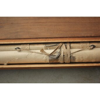 水墨画 古画 竹虎 紙本掛軸　Z941 