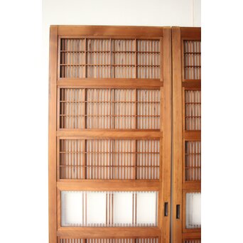 障子枠付 細身障子戸 4枚1組　L1217 