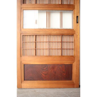 障子枠付 細身障子戸 4枚1組　L1217 