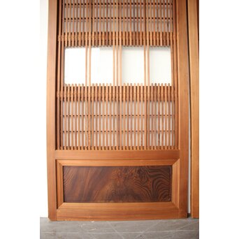 障子枠付 細身障子戸 4枚1組　L1217 