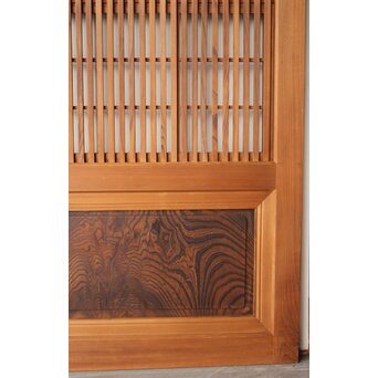 障子枠付 細身障子戸 4枚1組　L1217 