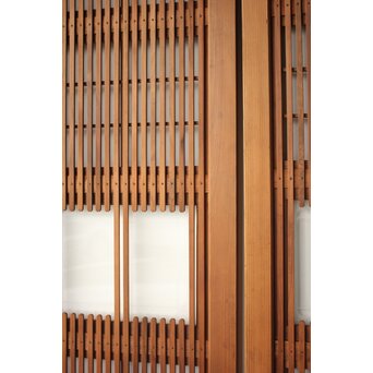 障子枠付 細身障子戸 4枚1組　L1217 