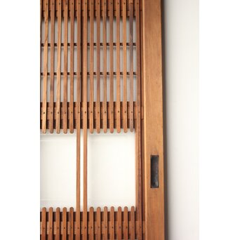 障子枠付 細身障子戸 4枚1組　L1217 