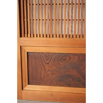 障子枠付 細身障子戸 4枚1組　L1217 