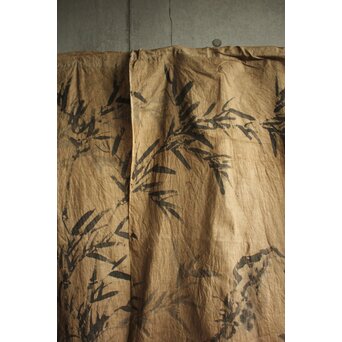 暖簾 水墨画　U423 