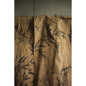 暖簾 水墨画　U423 