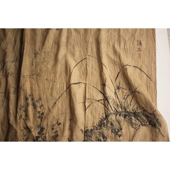 暖簾 水墨画　U423 