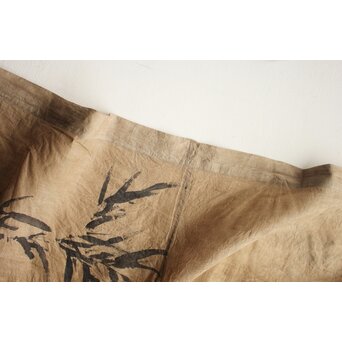 暖簾 水墨画　U423 