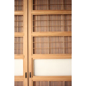 障子枠付 細身格子戸 4枚1組　L1221 