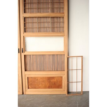 障子枠付 細身格子戸 4枚1組　L1221 