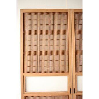 障子枠付 細身格子戸 4枚1組　L1221 