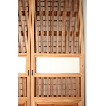障子枠付 細身格子戸 4枚1組　L1221 