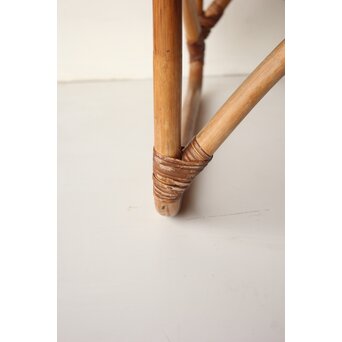 山川ラタン 籐肘掛椅子 2脚1組　T483 