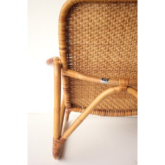 山川ラタン 籐肘掛椅子 2脚1組　T483 