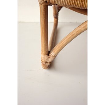 山川ラタン 籐肘掛椅子 2脚1組　T483 