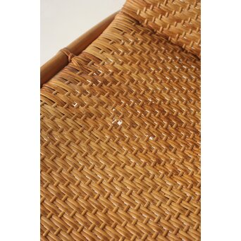 山川ラタン 籐肘掛椅子 2脚1組　T483 