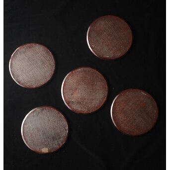 蝙蝠文 素材替 菓子盆 五客　Q409 