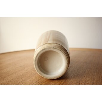 宮之原謙 斑釉蛇の目花生　P651 