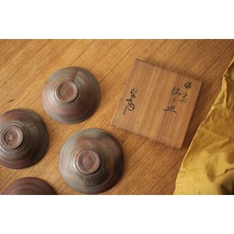 大饗仁堂 備前 銘々皿 六客　P652 