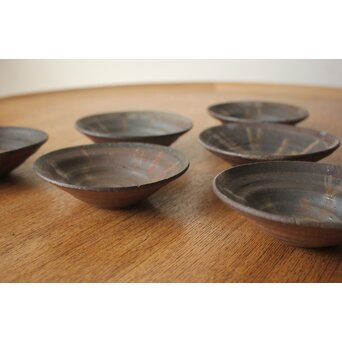 大饗仁堂 備前 銘々皿 六客　P652 