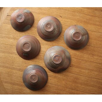 大饗仁堂 備前 銘々皿 六客　P652 