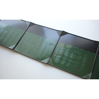 輪島塗 緑青海波文 膳 五客　Q410 