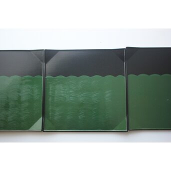 輪島塗 緑青海波文 膳 五客　Q410 