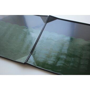 輪島塗 緑青海波文 膳 五客　Q410 