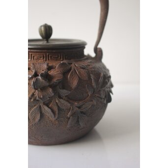 花鳥 鉄瓶 湯沸　M490 