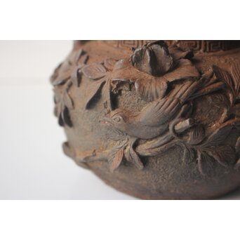 花鳥 鉄瓶 湯沸　M490 