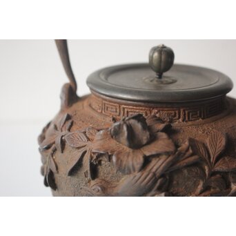 花鳥 鉄瓶 湯沸　M490 