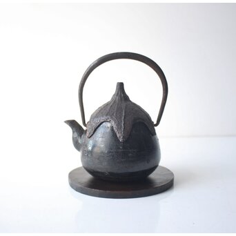 茄子形 南部 小鉄瓶　M492