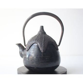 茄子形 南部 小鉄瓶　M492 