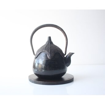 茄子形 南部 小鉄瓶　M492 