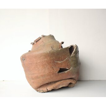 鎌倉期 常滑焼 大甕 破れ壺　P653 