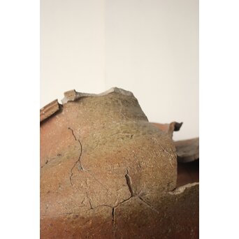 鎌倉期 常滑焼 大甕 破れ壺　P653 