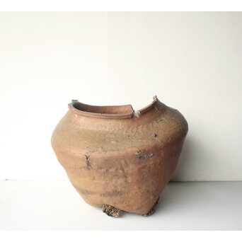 鎌倉期 常滑焼 大甕 破れ壺　P653 