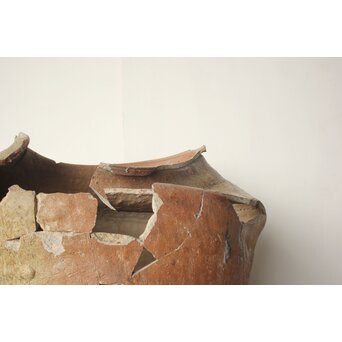 鎌倉期 常滑焼 大甕 破れ壺　P653 