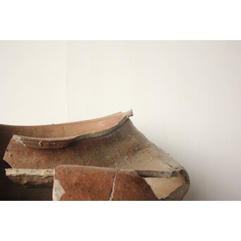 鎌倉期 常滑焼 大甕 破れ壺　P653 