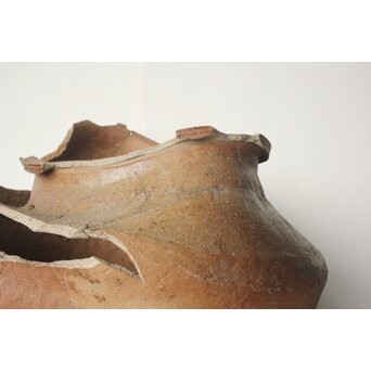 鎌倉期 常滑焼 大甕 破れ壺　P653 