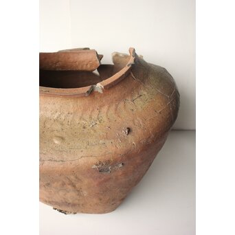 鎌倉期 常滑焼 大甕 破れ壺　P653 