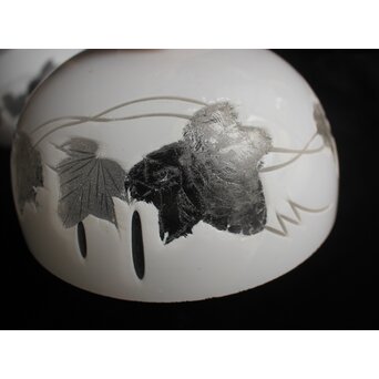 古手 白被切子電笠 2個1組　A0571 