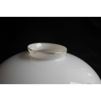 古手 白被切子電笠 2個1組　A0571 