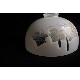 古手 白被切子電笠 2個1組　A0571 