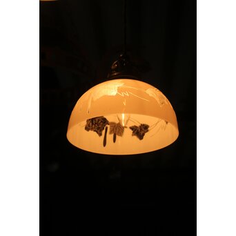 古手 白被切子電笠 2個1組　A0571 