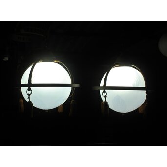 柏文オパール電笠 装飾電笠 2個1組　A0574