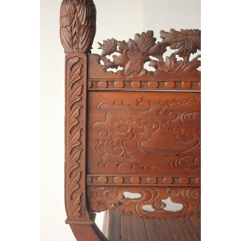 日光彫か ダンテスカチェア 装飾椅子　X651 