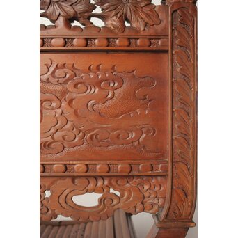 日光彫か ダンテスカチェア 装飾椅子　X651 