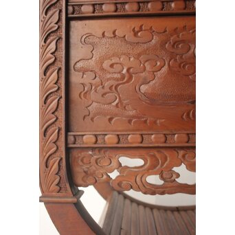 日光彫か ダンテスカチェア 装飾椅子　X651 